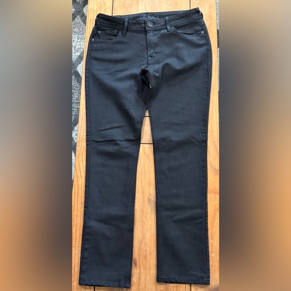 DL1961 Denim - EUC - DL1961 - 28 - MID RISE COCO CURVY STRAIGHT BLACK Jeans - NICKY